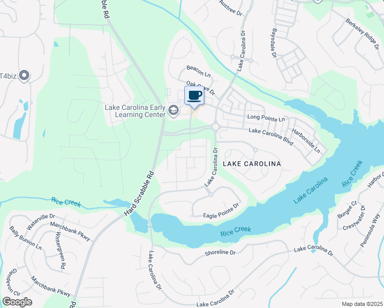 map of restaurants, bars, coffee shops, grocery stores, and more near 530 Barrimore Drive in Columbia