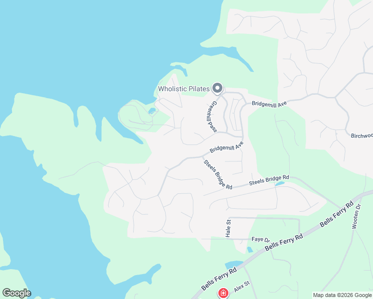 map of restaurants, bars, coffee shops, grocery stores, and more near 979 Bridge Mill Avenue in Canton