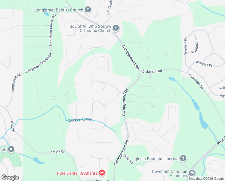 map of restaurants, bars, coffee shops, grocery stores, and more near 6325 Black Oak Drive in Cumming