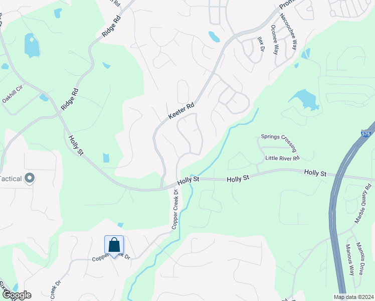 map of restaurants, bars, coffee shops, grocery stores, and more near 301 Westminster Drive in Canton