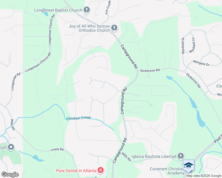 map of restaurants, bars, coffee shops, grocery stores, and more near 6325 Black Oak Drive in Cumming