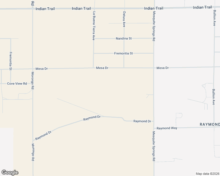 map of restaurants, bars, coffee shops, grocery stores, and more near 72659 Mesa Drive in Twentynine Palms