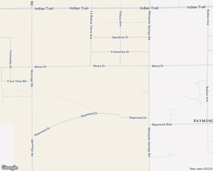 map of restaurants, bars, coffee shops, grocery stores, and more near 72659 Mesa Drive in Twentynine Palms