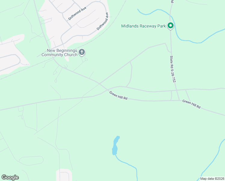 map of restaurants, bars, coffee shops, grocery stores, and more near 2010 Green Hill Road in Lugoff