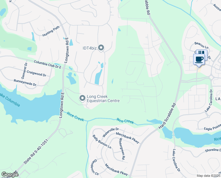 map of restaurants, bars, coffee shops, grocery stores, and more near 7 Tavern Court in Blythewood