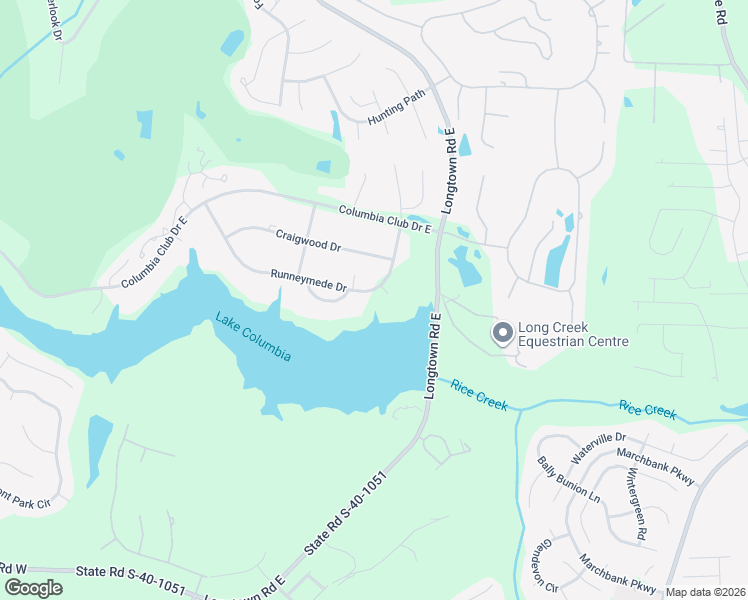 map of restaurants, bars, coffee shops, grocery stores, and more near 201 Runneymede Drive in Blythewood