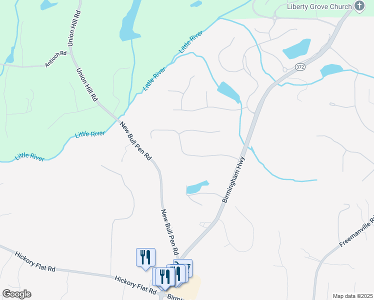 map of restaurants, bars, coffee shops, grocery stores, and more near 10220 Cedar Ridge Drive in Alpharetta