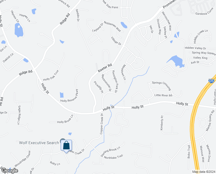 map of restaurants, bars, coffee shops, grocery stores, and more near 307 Westminster Drive in Canton