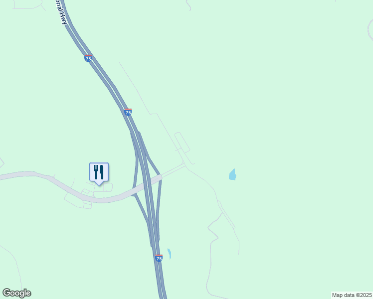 map of restaurants, bars, coffee shops, grocery stores, and more near Komatsu Drive Southeast in Cartersville