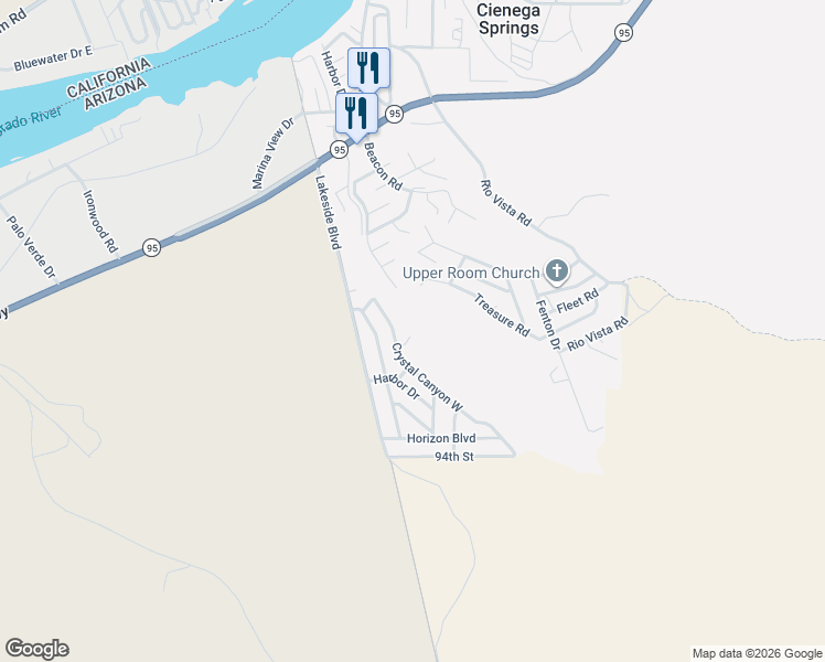 map of restaurants, bars, coffee shops, grocery stores, and more near 31552 Crystal Canyon Dr in Parker