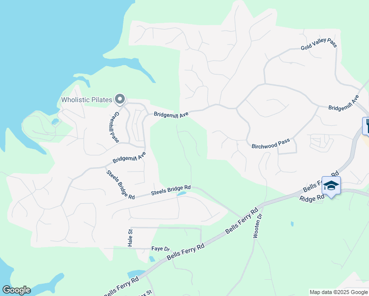 map of restaurants, bars, coffee shops, grocery stores, and more near 164 Henley Street in Canton