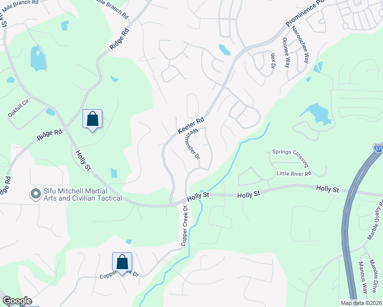 map of restaurants, bars, coffee shops, grocery stores, and more near 319 Westminster Drive in Canton