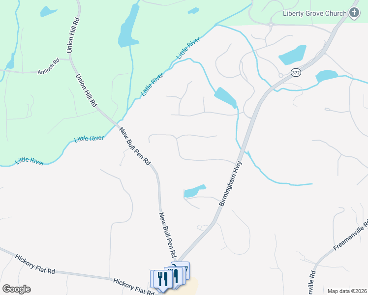 map of restaurants, bars, coffee shops, grocery stores, and more near 10220 Cedar Ridge Drive in Alpharetta