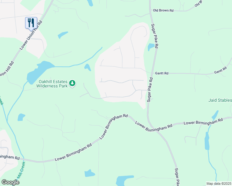 map of restaurants, bars, coffee shops, grocery stores, and more near 1014 Sugar Pike Way in Canton
