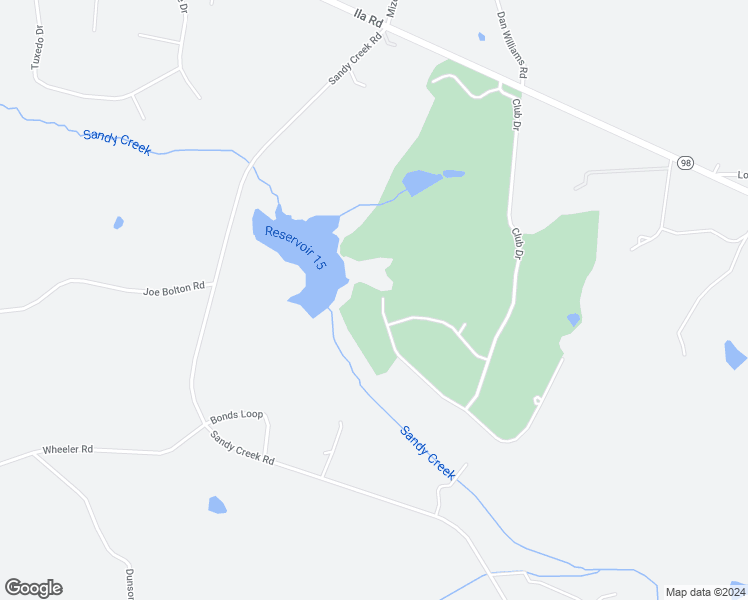 map of restaurants, bars, coffee shops, grocery stores, and more near 1657 Red Cedar Road in Commerce