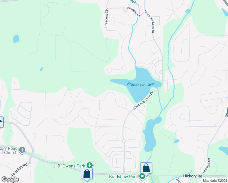 map of restaurants, bars, coffee shops, grocery stores, and more near 136 Edgewater Trail in Canton