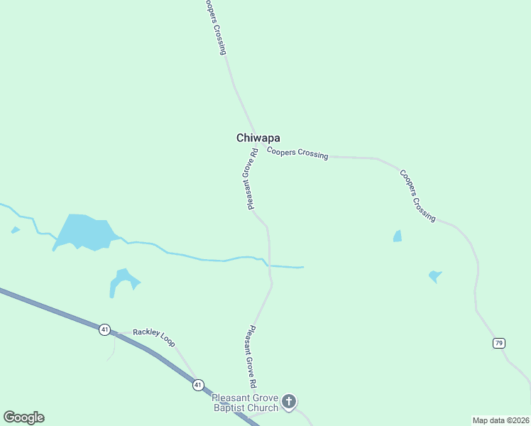 map of restaurants, bars, coffee shops, grocery stores, and more near 796 Pleasant Grove Road in Pontotoc