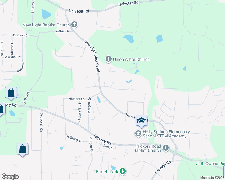 map of restaurants, bars, coffee shops, grocery stores, and more near 1012 Foxhollow Tr in Canton