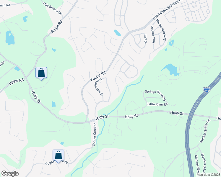 map of restaurants, bars, coffee shops, grocery stores, and more near 518 Kensington Park Drive in Canton