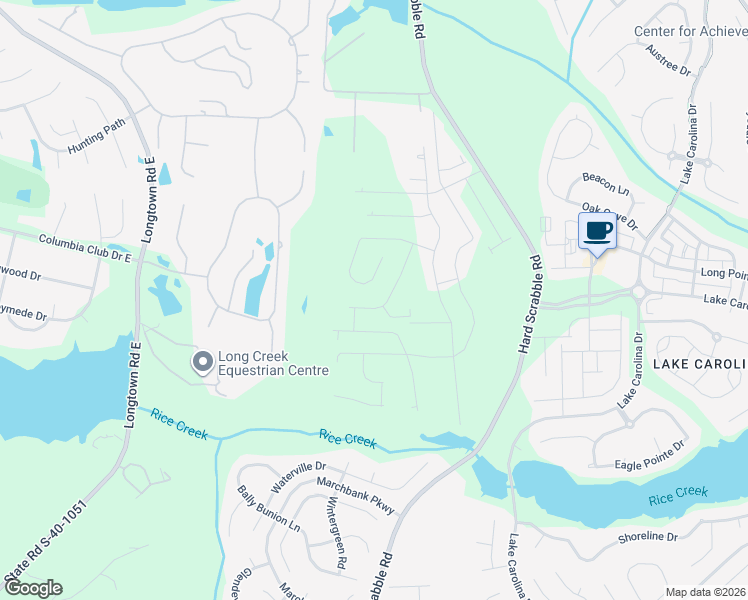 map of restaurants, bars, coffee shops, grocery stores, and more near 224 Sandfarm Trail in Blythewood