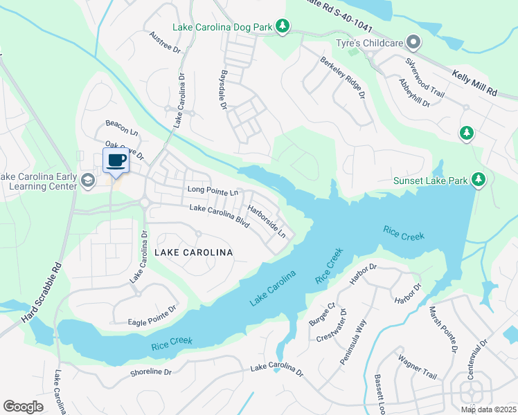 map of restaurants, bars, coffee shops, grocery stores, and more near 824 Harborside Lane in Columbia