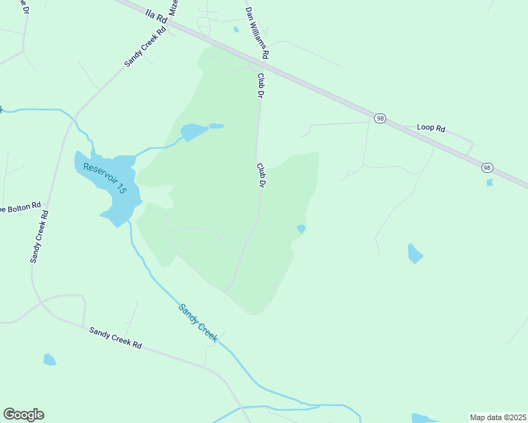 map of restaurants, bars, coffee shops, grocery stores, and more near 557 Club Drive in Commerce