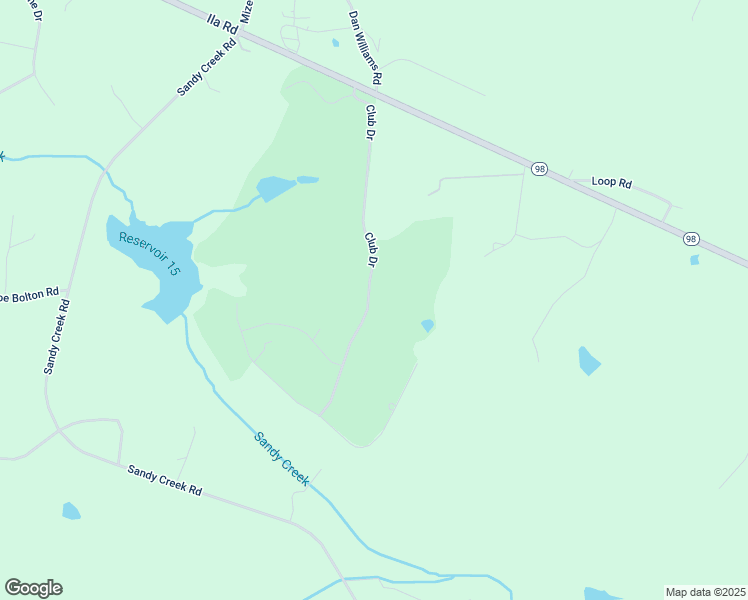 map of restaurants, bars, coffee shops, grocery stores, and more near 557 Club Drive in Commerce