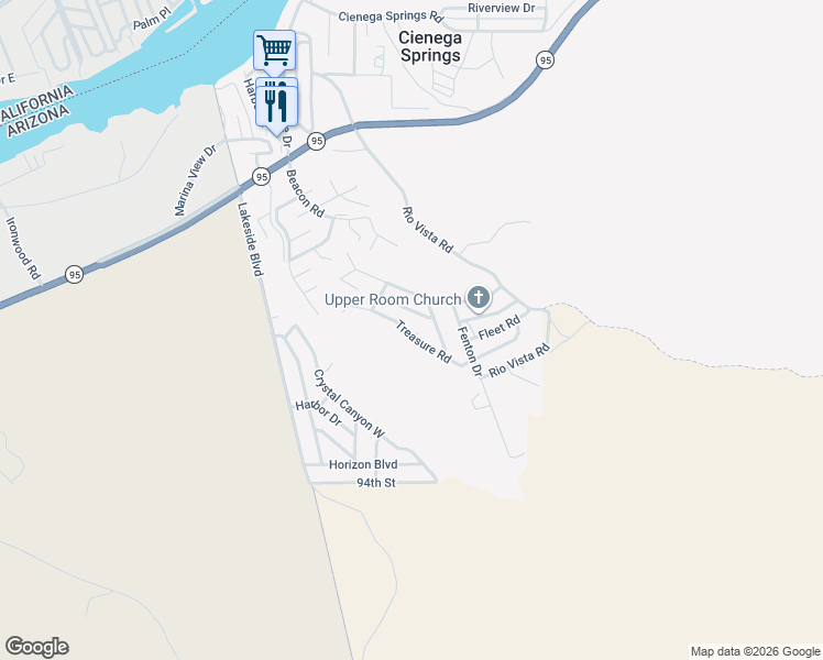 map of restaurants, bars, coffee shops, grocery stores, and more near 31736 Treasure Road in Parker