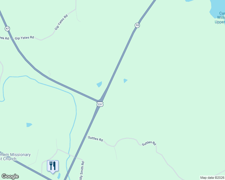map of restaurants, bars, coffee shops, grocery stores, and more near 77300 U.S. 231 in Blountsville