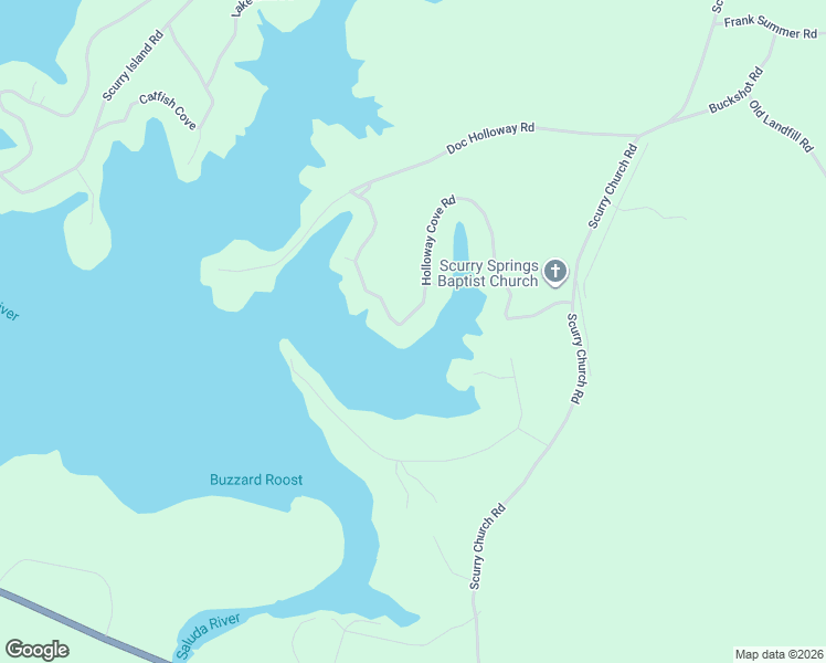 map of restaurants, bars, coffee shops, grocery stores, and more near 794 Holloway Cove Road in Chappells