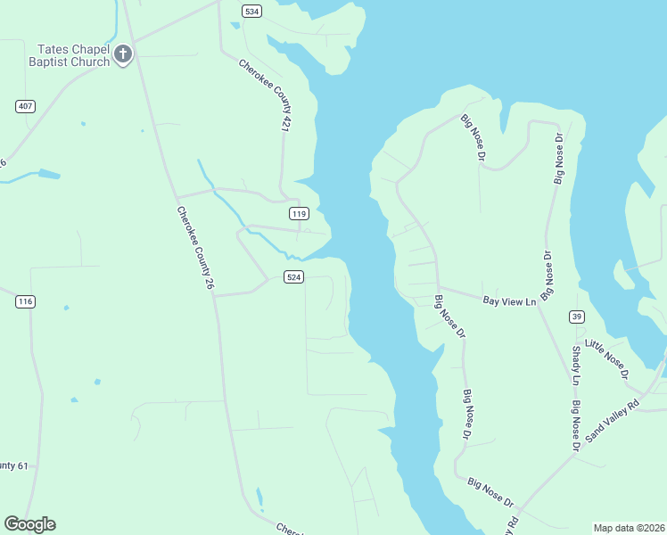 map of restaurants, bars, coffee shops, grocery stores, and more near 344 County Road 119 in Centre