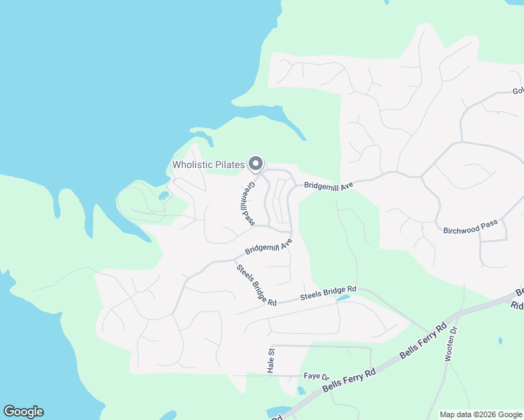 map of restaurants, bars, coffee shops, grocery stores, and more near 111 Ivygreen Chase in Canton