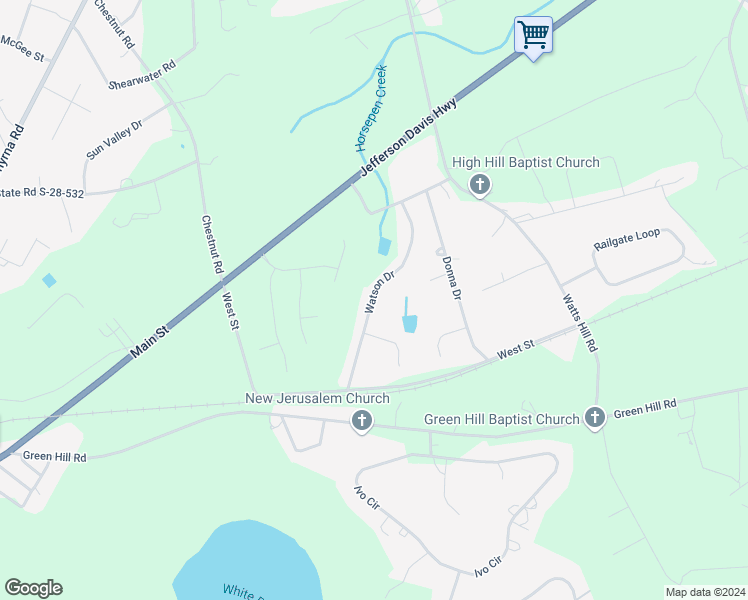 map of restaurants, bars, coffee shops, grocery stores, and more near 1032 Watson Drive in Elgin