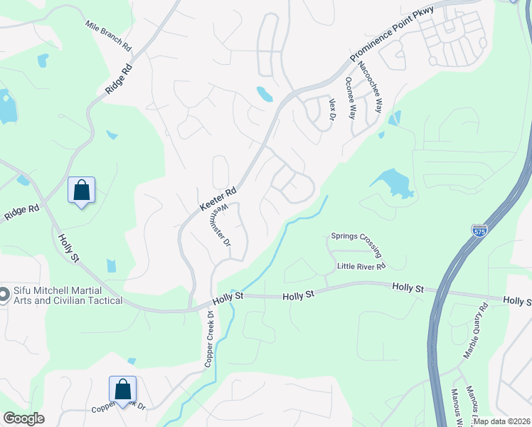 map of restaurants, bars, coffee shops, grocery stores, and more near 329 Meadows Lane in Canton