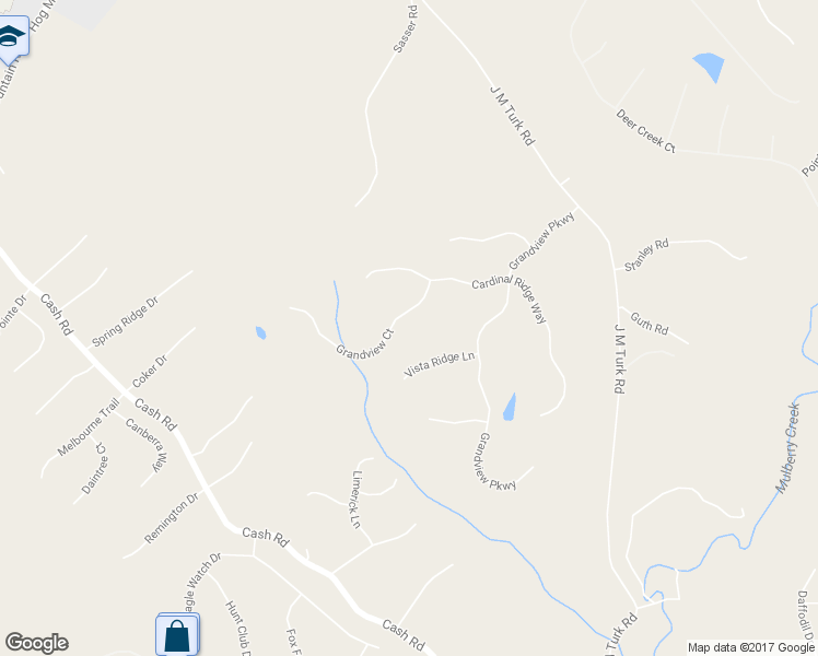 map of restaurants, bars, coffee shops, grocery stores, and more near 4823 Grandview Court in Flowery Branch