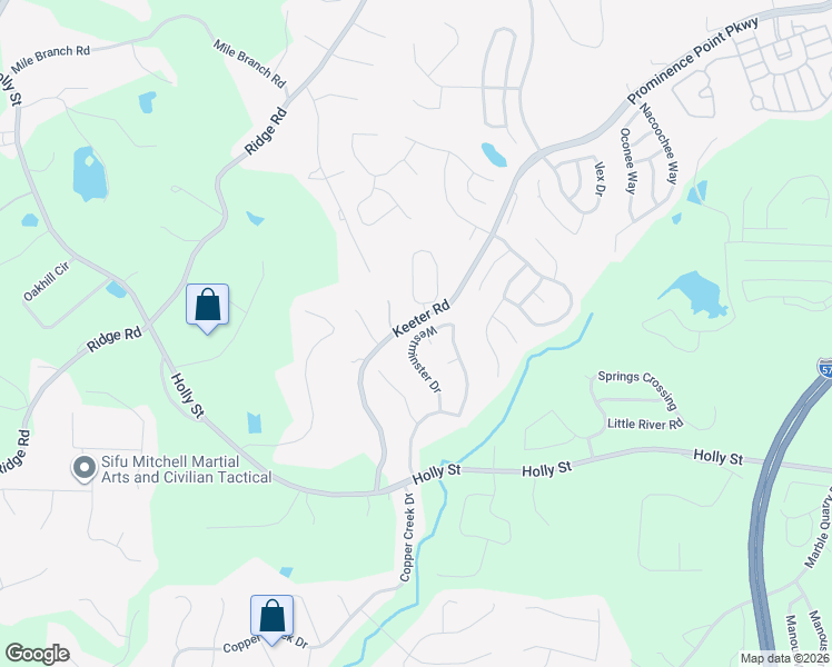 map of restaurants, bars, coffee shops, grocery stores, and more near 333 Westminster Drive in Canton