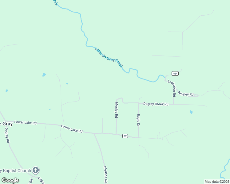 map of restaurants, bars, coffee shops, grocery stores, and more near 83 Mosley Road in Arkadelphia
