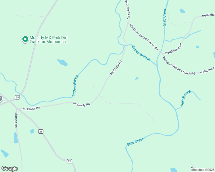 map of restaurants, bars, coffee shops, grocery stores, and more near 852 McClarty Road in Horton