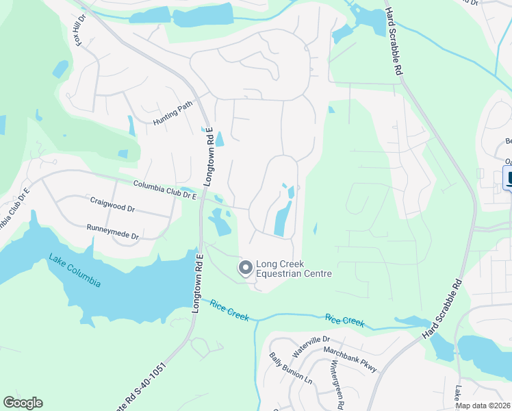 map of restaurants, bars, coffee shops, grocery stores, and more near 427 Old Course Loop in Blythewood