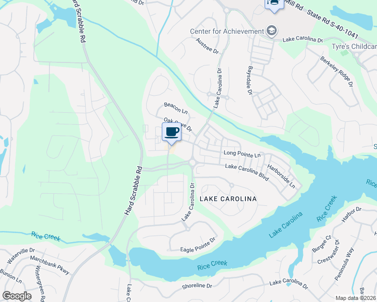 map of restaurants, bars, coffee shops, grocery stores, and more near 332 Long Pointe Lane in Columbia