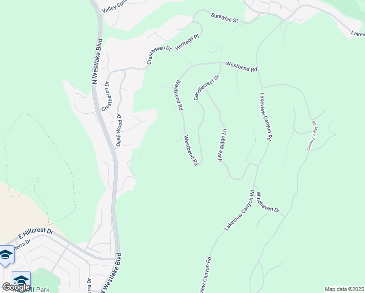 map of restaurants, bars, coffee shops, grocery stores, and more near 969 Westbend Road in Westlake Village