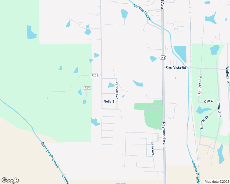 map of restaurants, bars, coffee shops, grocery stores, and more near 120 Leigh Street in Tupelo
