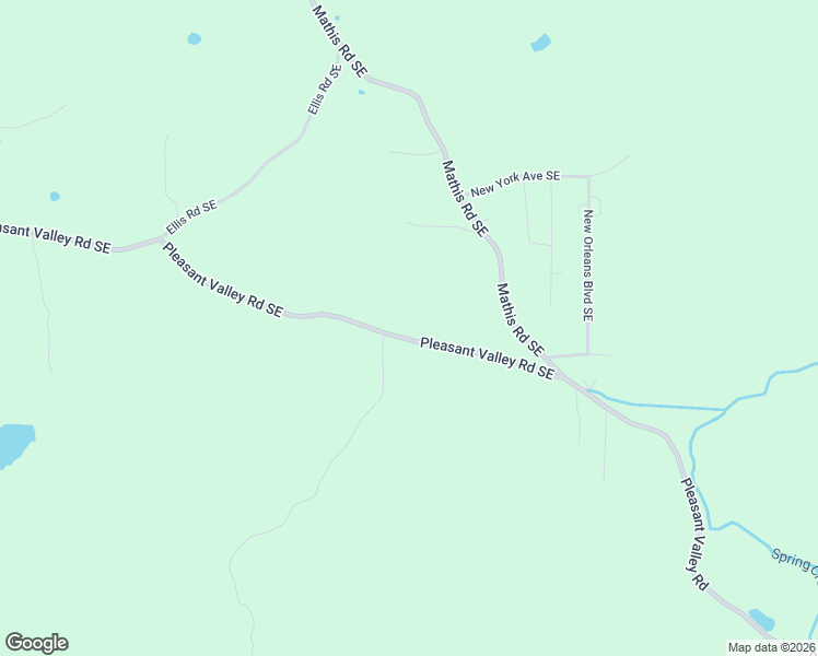 map of restaurants, bars, coffee shops, grocery stores, and more near 1561 Pleasant Valley Road Southeast in Silver Creek