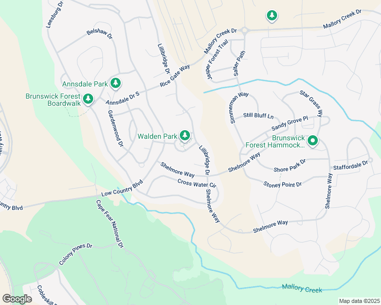 map of restaurants, bars, coffee shops, grocery stores, and more near 1709 South Stillwood Drive in Leland