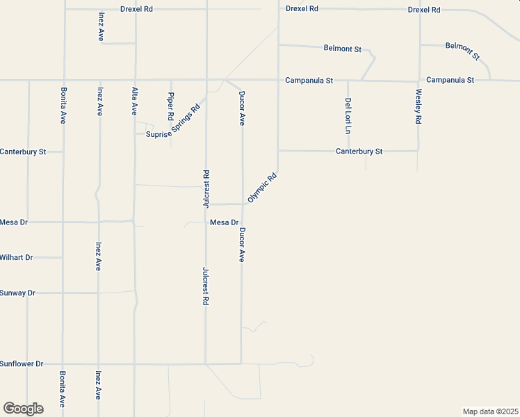 map of restaurants, bars, coffee shops, grocery stores, and more near in San Bernardino County