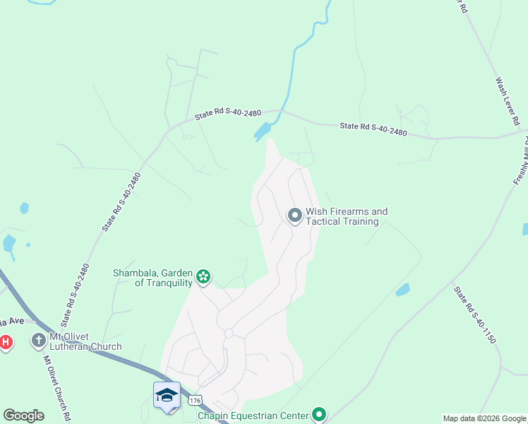 map of restaurants, bars, coffee shops, grocery stores, and more near 412 Maria Posada Court in Chapin