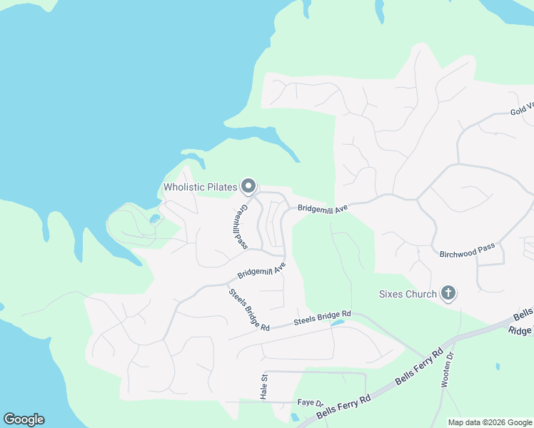 map of restaurants, bars, coffee shops, grocery stores, and more near 122 Ivygreen Chase in Canton