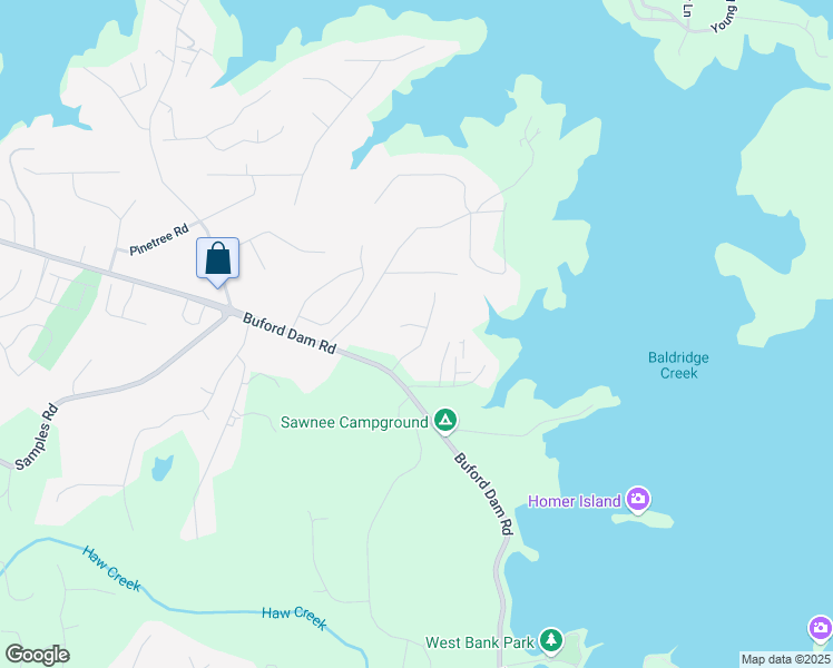 map of restaurants, bars, coffee shops, grocery stores, and more near 3015 Larkspur Court in Cumming