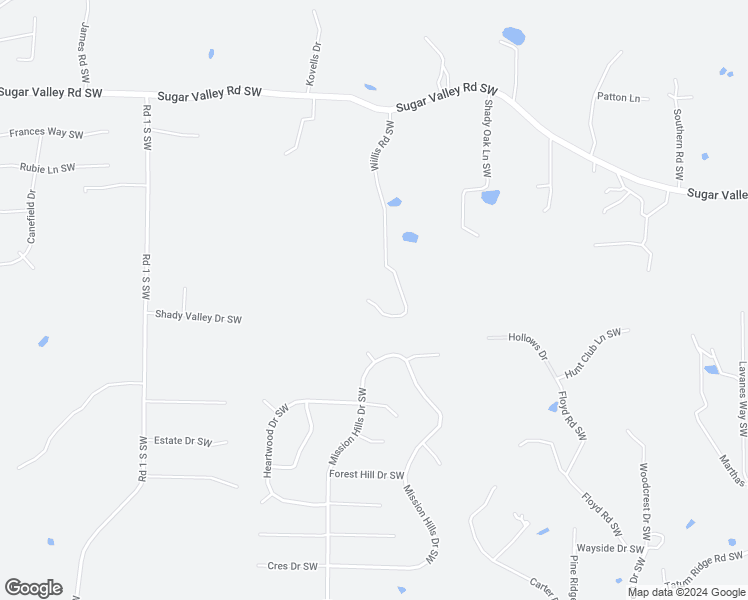 map of restaurants, bars, coffee shops, grocery stores, and more near 233 West Cherokee Avenue in Cartersville