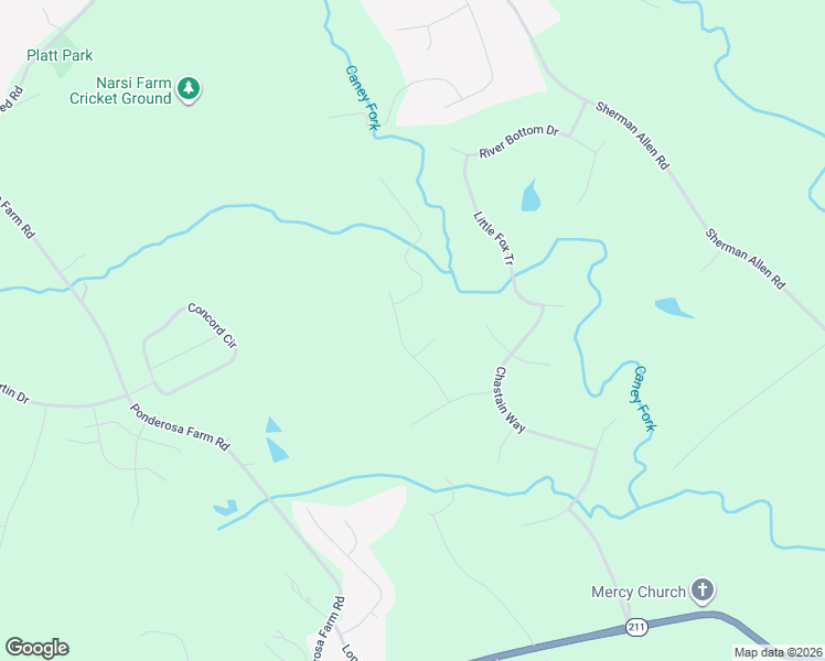 map of restaurants, bars, coffee shops, grocery stores, and more near 5344 Shadow Walk Way in Gainesville